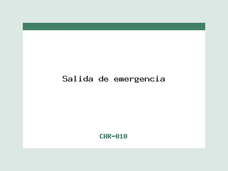 Salida de emergencia