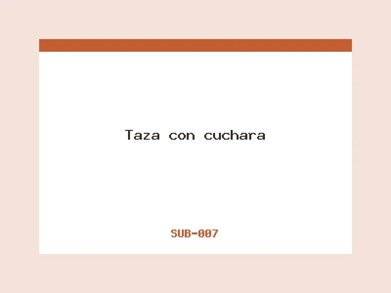 Taza con cuchara